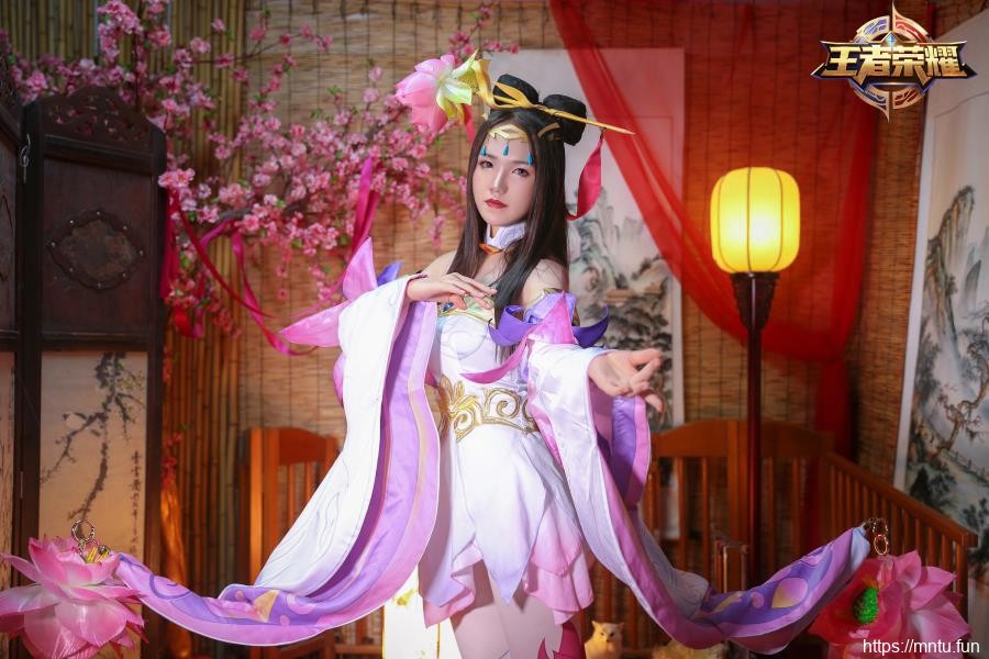 性感美女Jessica小注COS王者荣耀貂蝉绝世舞姬