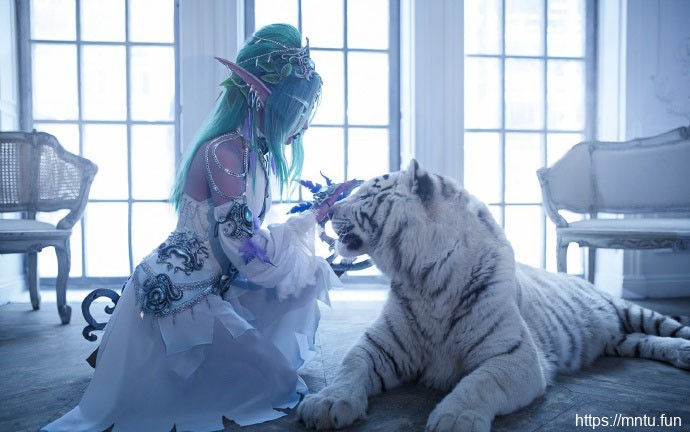 俄罗斯美女cosplay魔兽世界性感写真图片