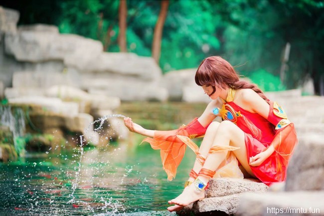 御姐玄玥裸足COS王者荣耀大乔