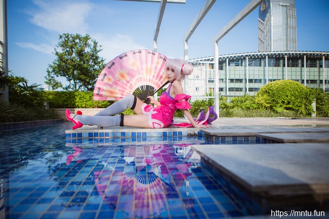 清纯美女海鲜君暑假COS王者荣耀小乔