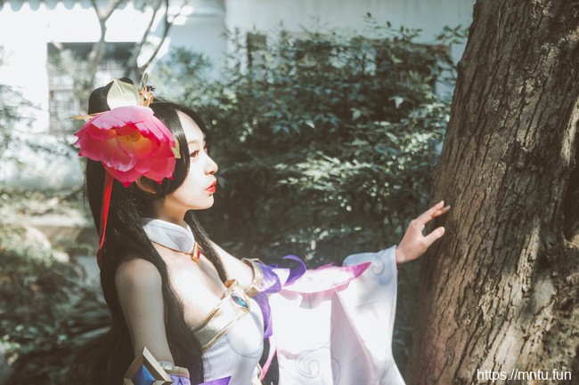 白丝御姐汪汪不给仙贝COS王者荣耀貂蝉