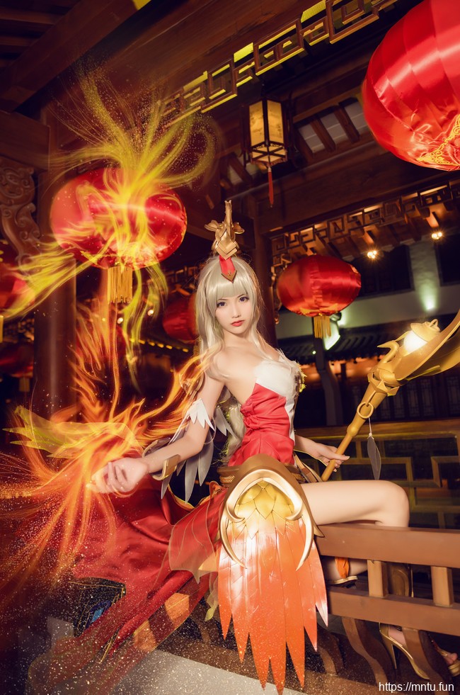 绝色少女樱井咲COS王者荣耀王昭君 腿控福利