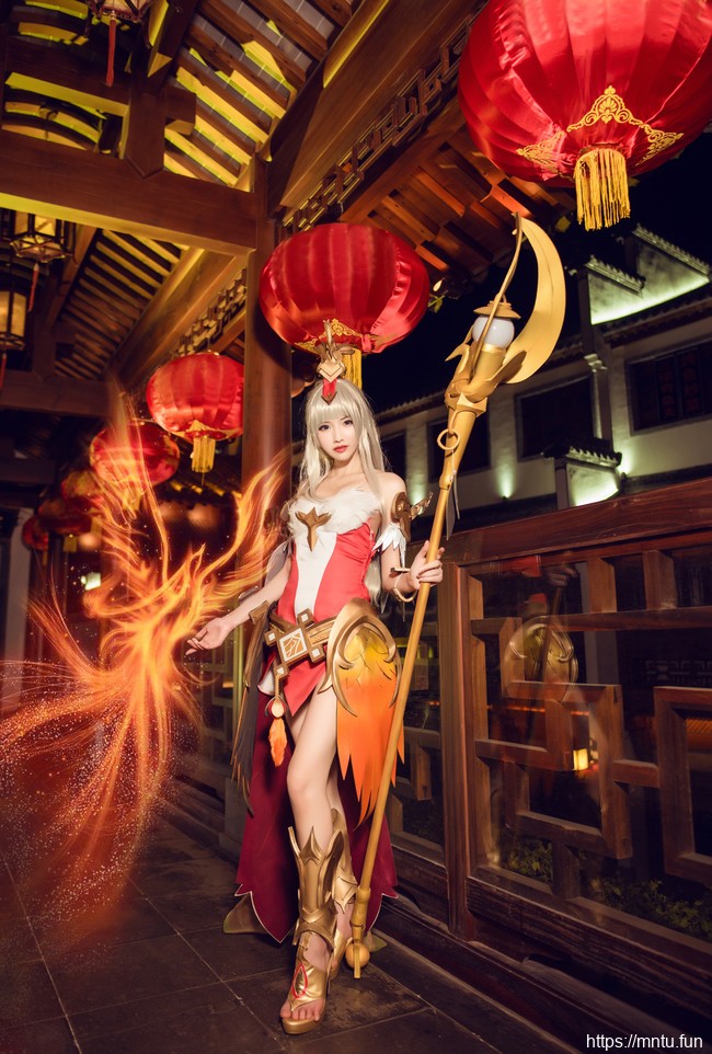 绝色少女樱井咲COS王者荣耀王昭君 腿控福利