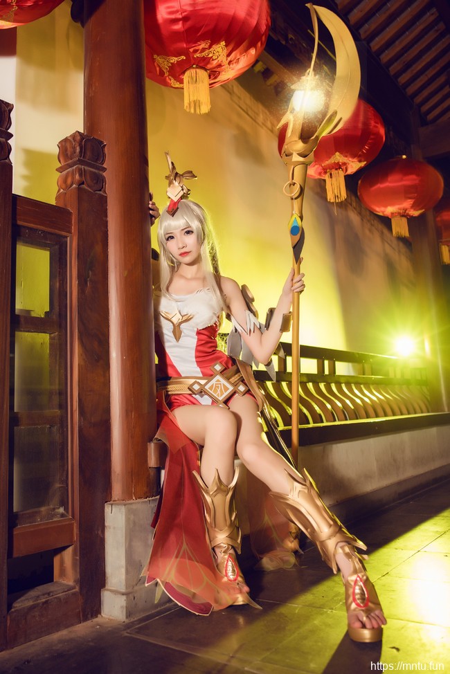 绝色少女樱井咲COS王者荣耀王昭君 腿控福利