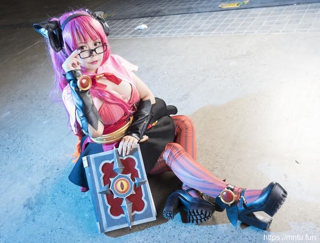 双马尾萝莉朽凉Sakura角色扮演王者荣耀安琪拉