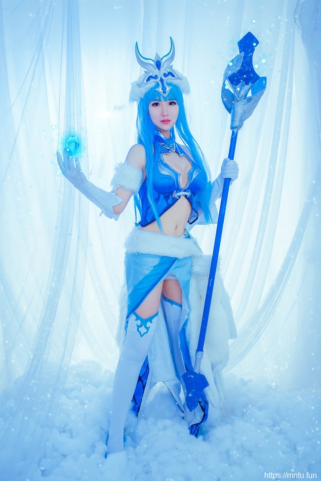 白丝御姐洛白蘋COSPLAY王者荣耀王昭君