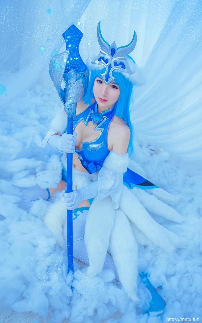 白丝御姐洛白蘋COSPLAY王者荣耀王昭君