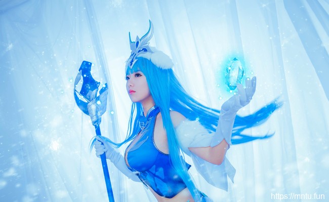 白丝御姐洛白蘋COSPLAY王者荣耀王昭君