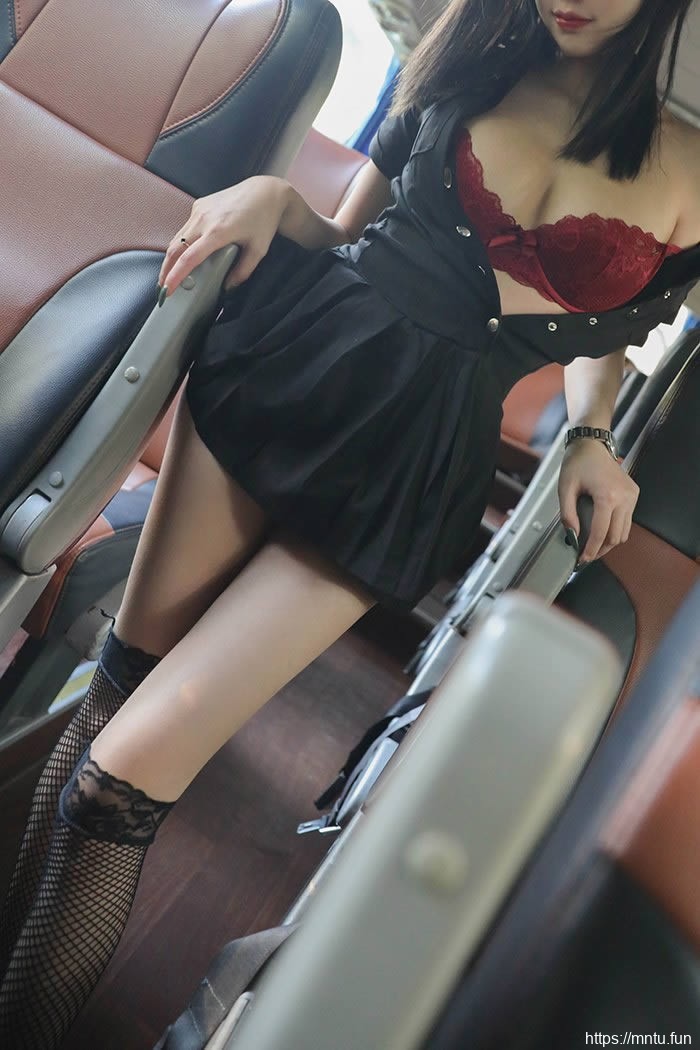 女神杨晨晨车内网袜秀腿风骚诱人