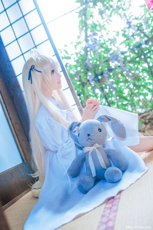 清纯萝莉旃旃COS扮演缘之空春日野穹美炸了