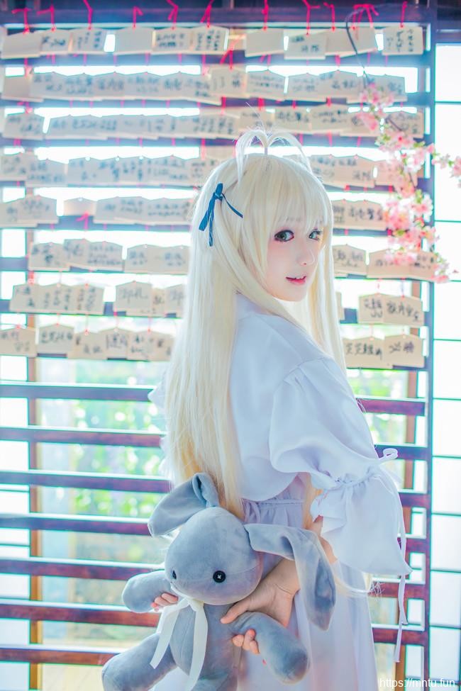 清纯萝莉旃旃COS扮演缘之空春日野穹美炸了