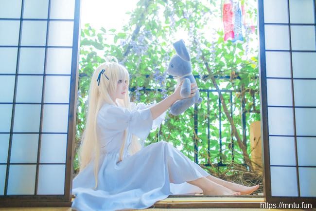 清纯萝莉旃旃COS扮演缘之空春日野穹美炸了