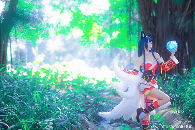 性感萝莉青青子wCOS英雄联盟九尾妖狐阿狸