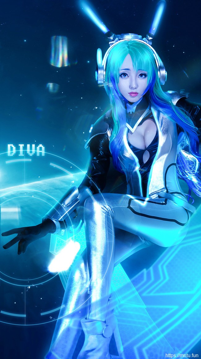 性感美女时津风COSPLAY王者荣耀逐梦之音貂蝉