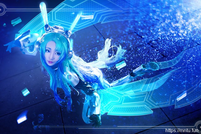 性感美女时津风COSPLAY王者荣耀逐梦之音貂蝉