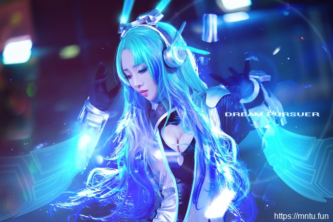 性感美女时津风COSPLAY王者荣耀逐梦之音貂蝉