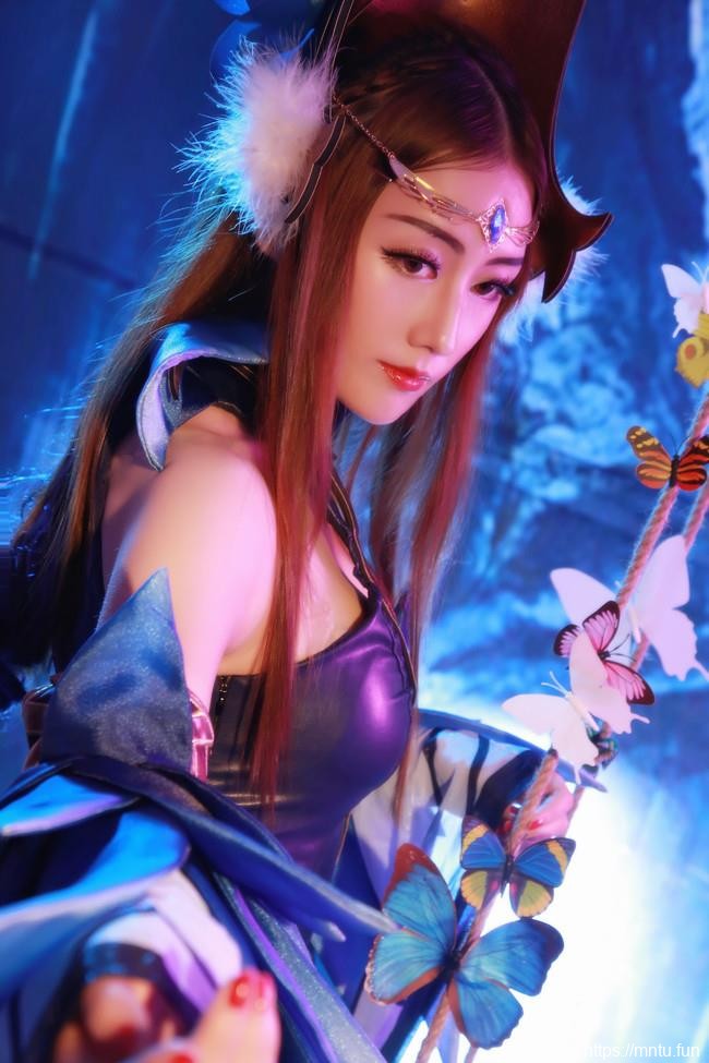 御姐林兮COS王者荣耀仲夏夜之梦貂蝉