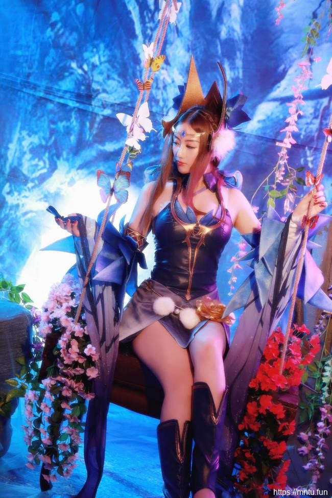 御姐林兮COS王者荣耀仲夏夜之梦貂蝉
