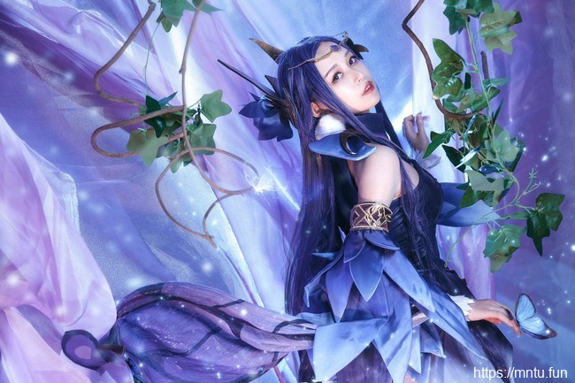 古风御姐AZ想和金克丝私奔COS王者荣耀貂蝉