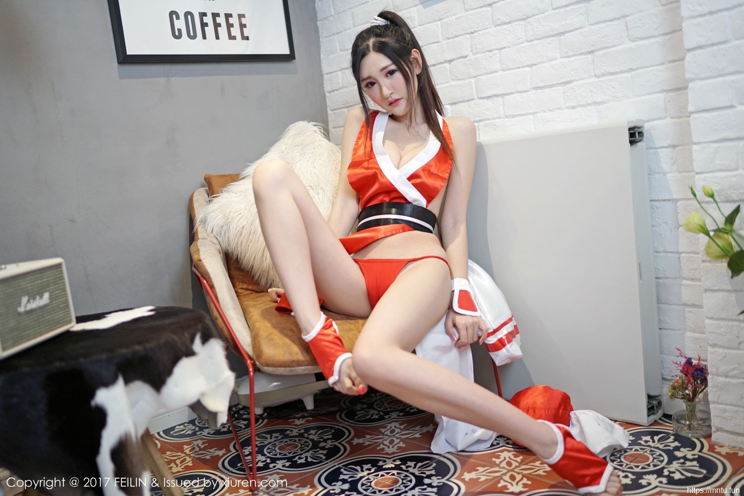 嗲囡囡美女模特沈梦瑶COSPLAY不知火舞与兔女郎