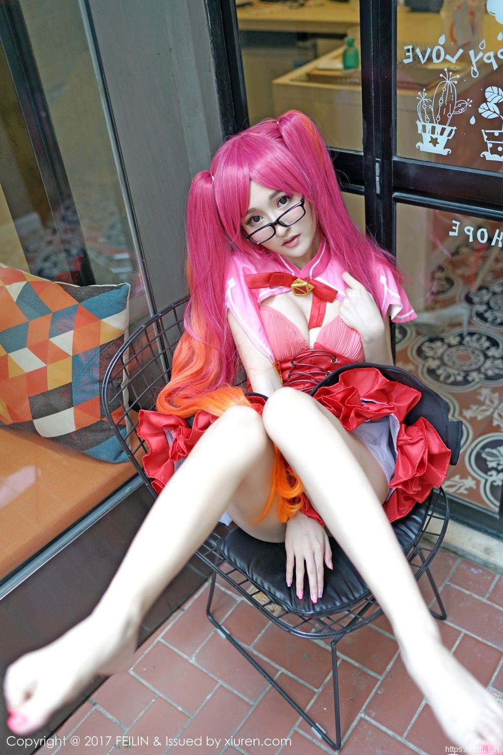 嗲囡囡美女模特沈梦瑶COSPLAY不知火舞与兔女郎