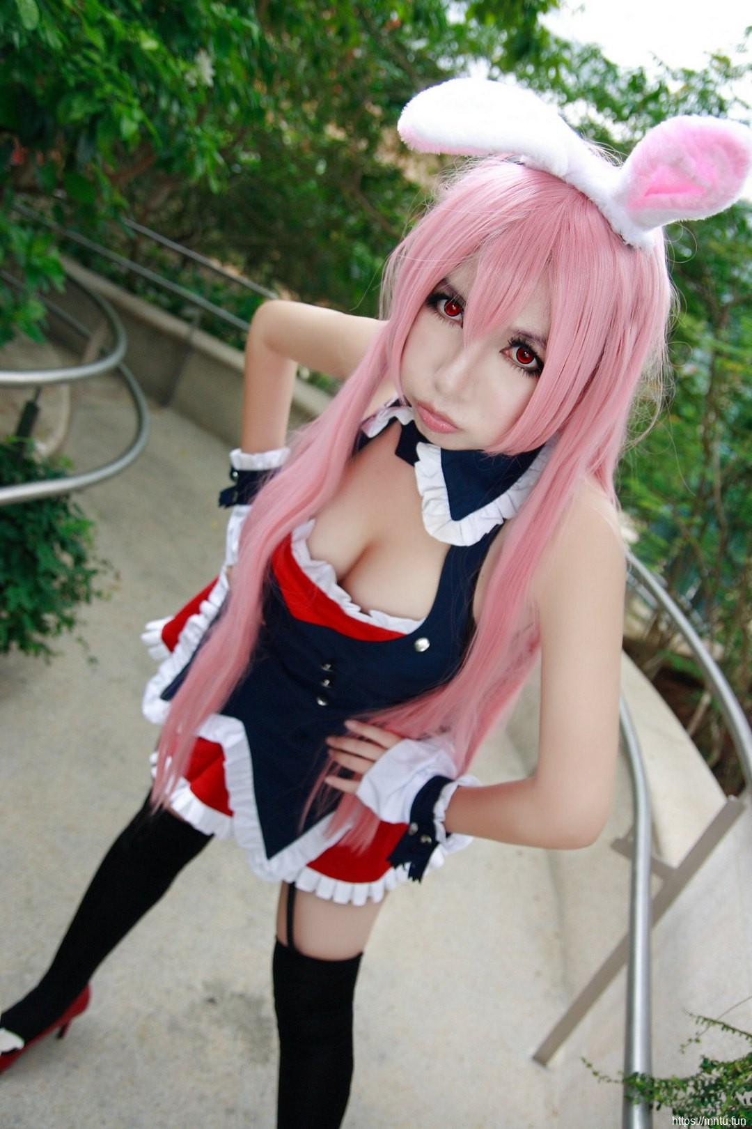 性感美女cosplay问题儿童都来自异世界动漫美女黑兔