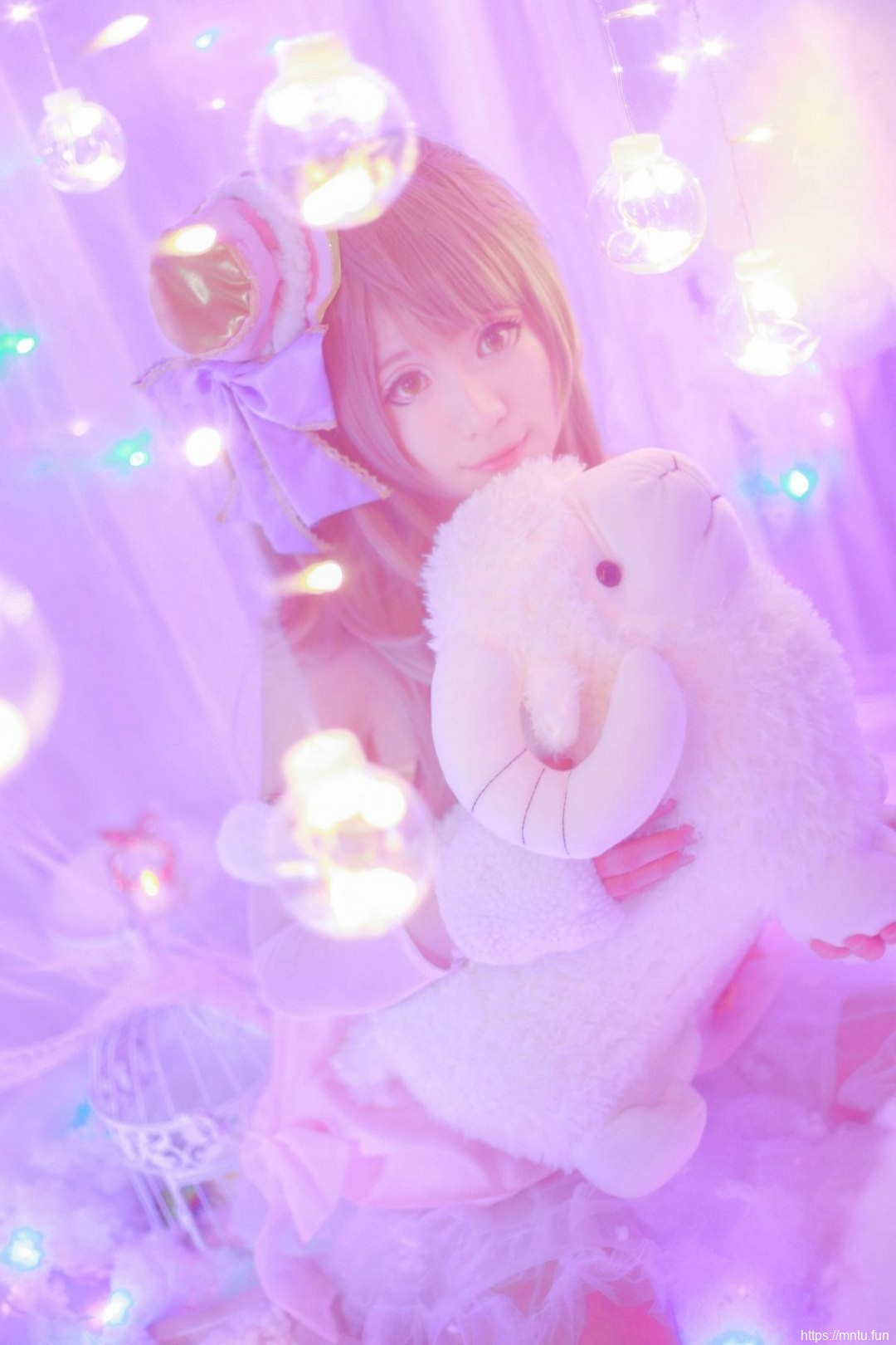 大眼萌妹子cosplay《Love-live》美少女南小鸟