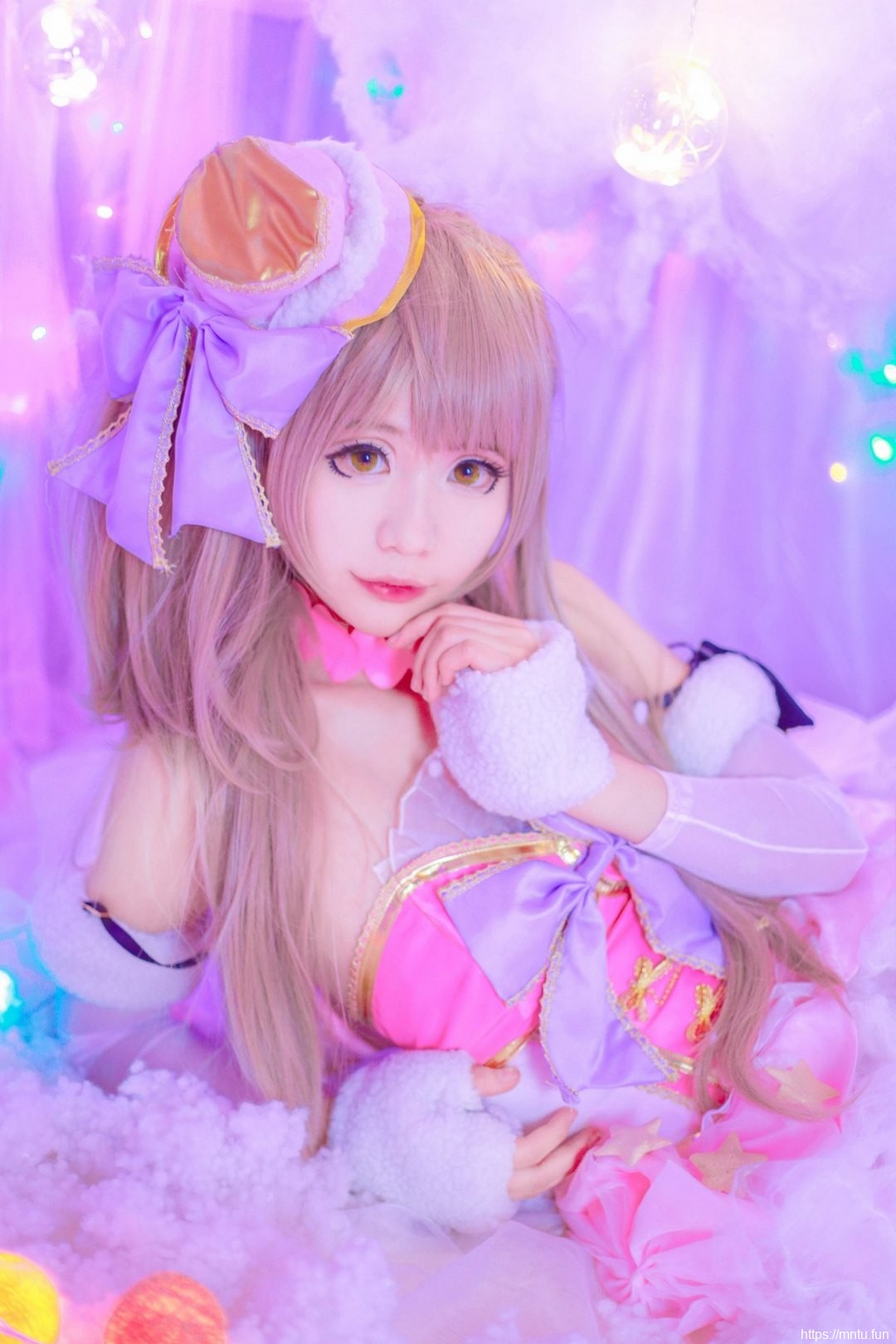 大眼萌妹子cosplay《Love-live》美少女南小鸟