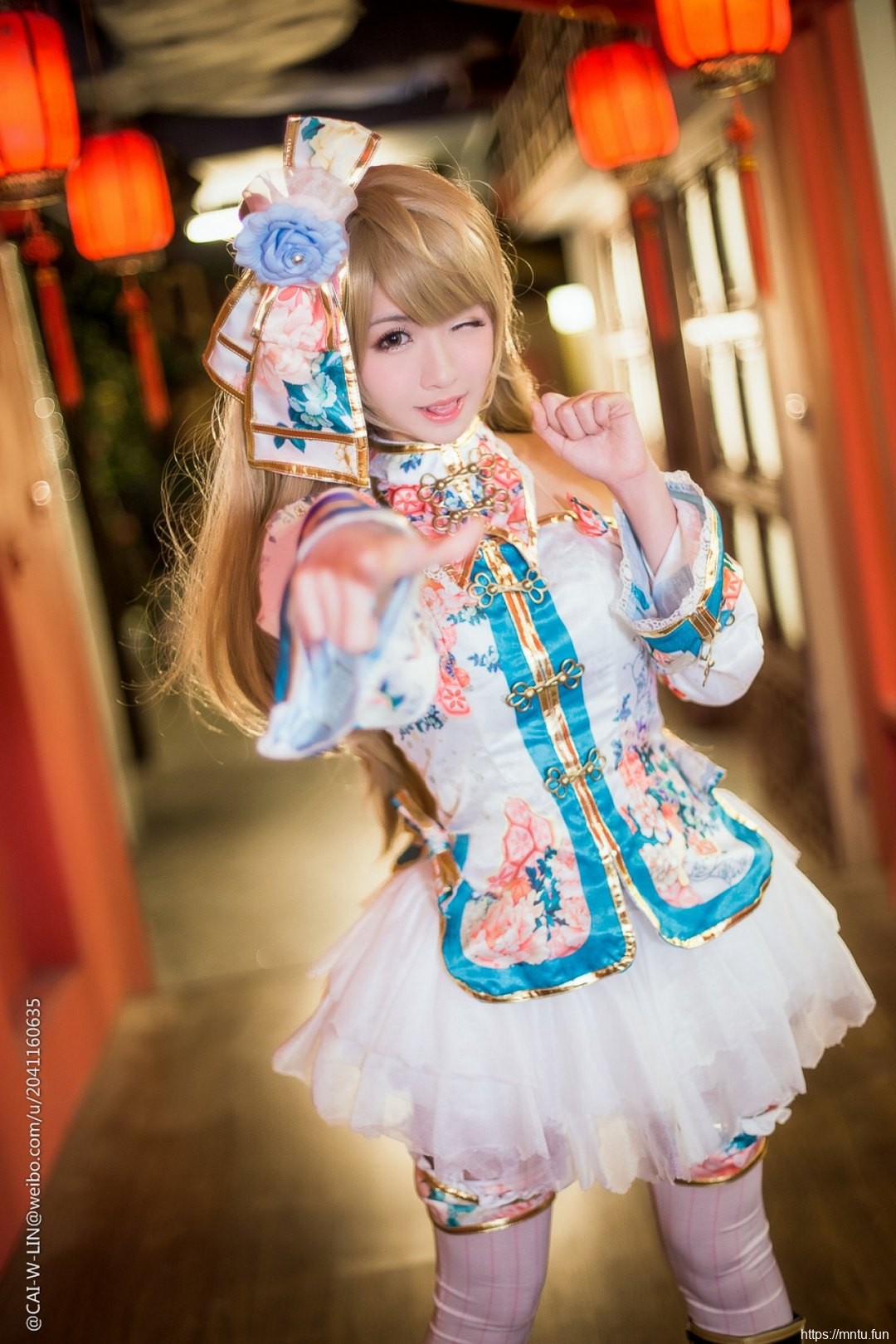 旗袍美女cosplay《LOVE-LIVE》鳗鱼霏儿南小鸟