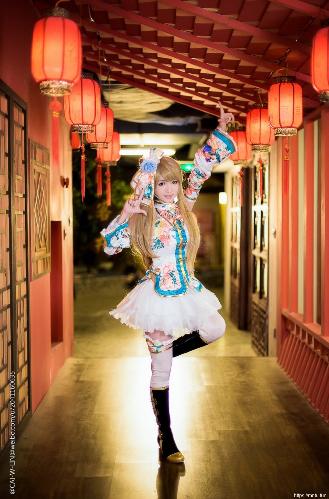 旗袍美女cosplay《LOVE-LIVE》鳗鱼霏儿南小鸟