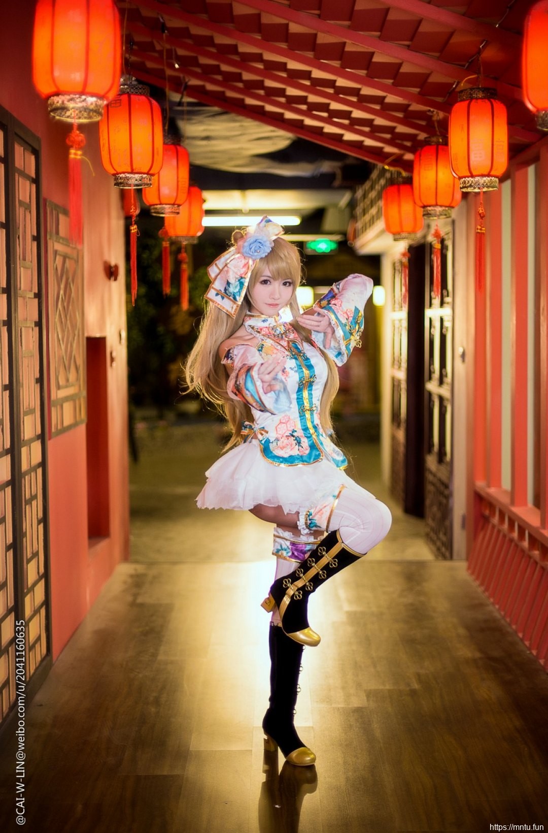 旗袍美女cosplay《LOVE-LIVE》鳗鱼霏儿南小鸟