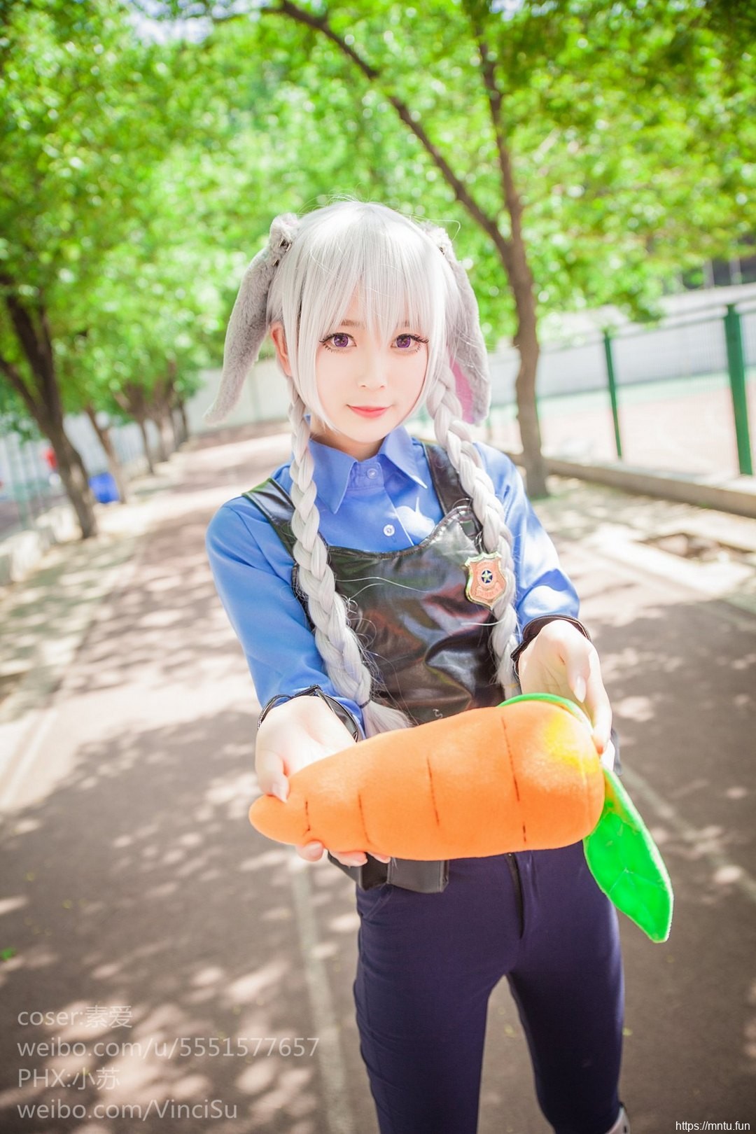 御姐素爱cosplay《疯狂动物城》美女警察朱迪