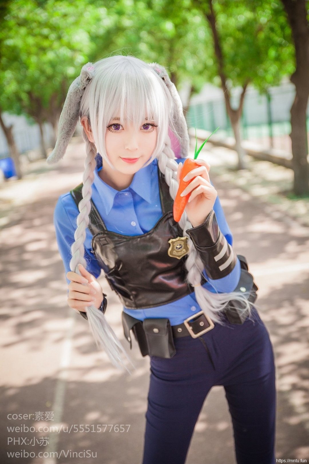 御姐素爱cosplay《疯狂动物城》美女警察朱迪