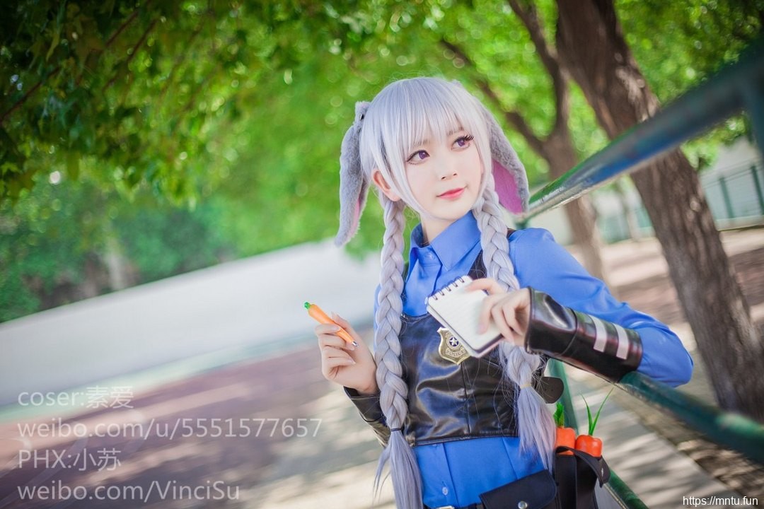 御姐素爱cosplay《疯狂动物城》美女警察朱迪
