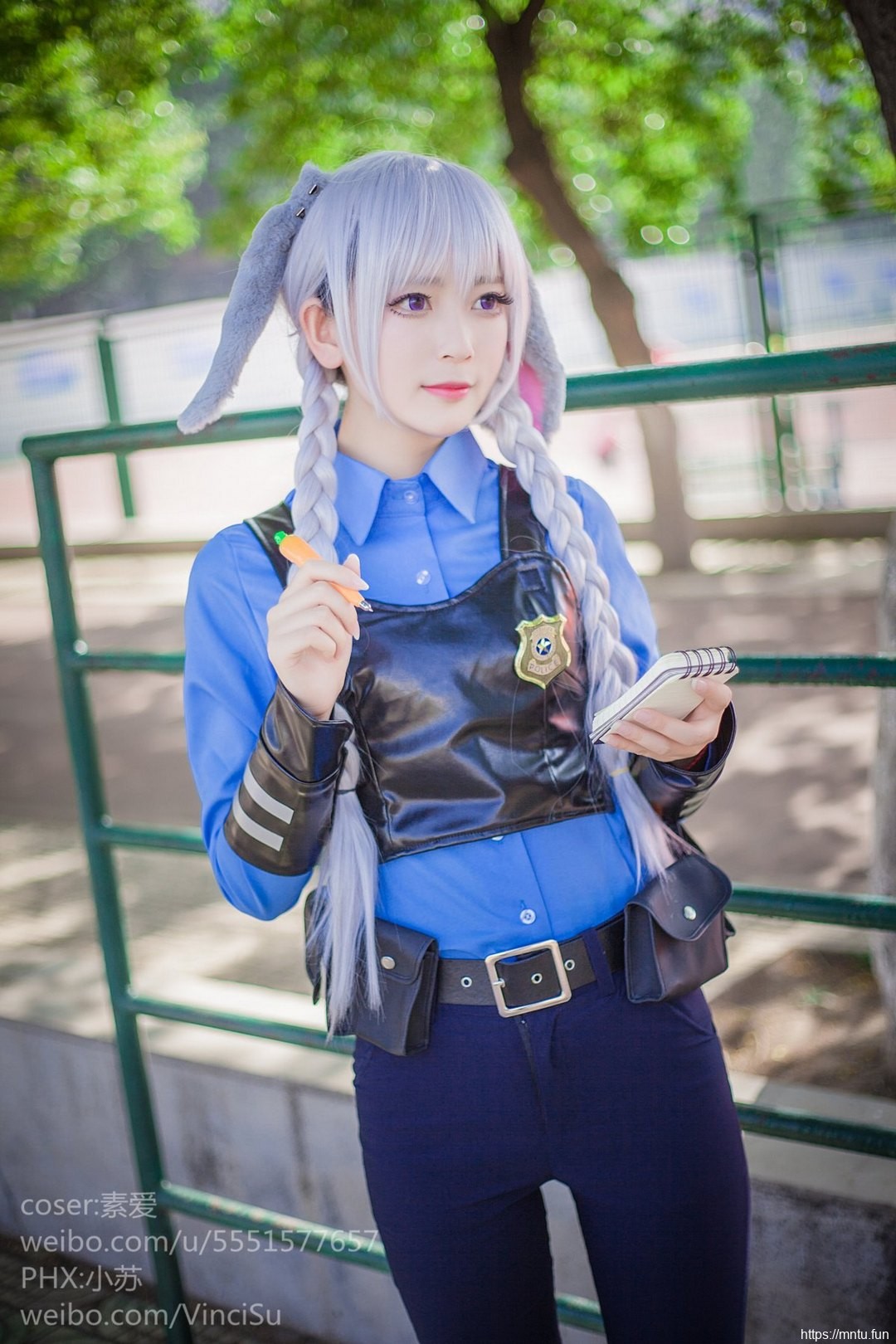 御姐素爱cosplay《疯狂动物城》美女警察朱迪
