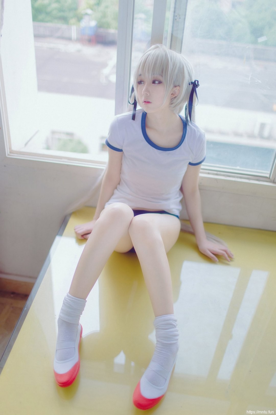 娇小学生妹浅野菌子cosplay春日野穹