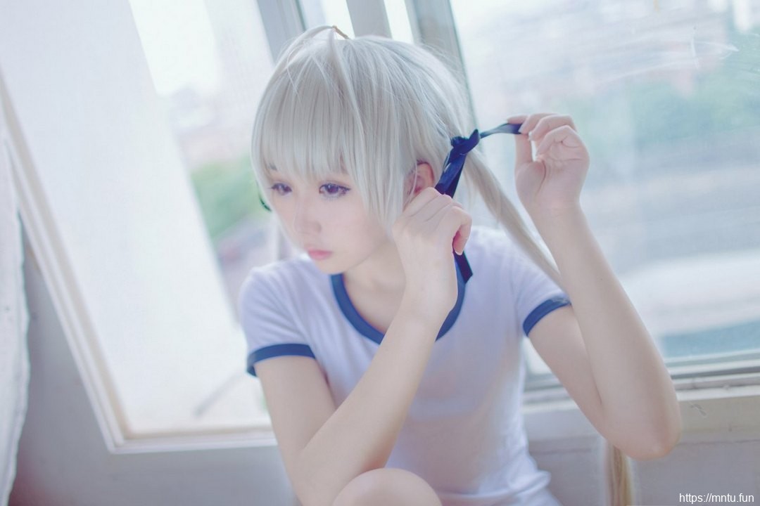 娇小学生妹浅野菌子cosplay春日野穹