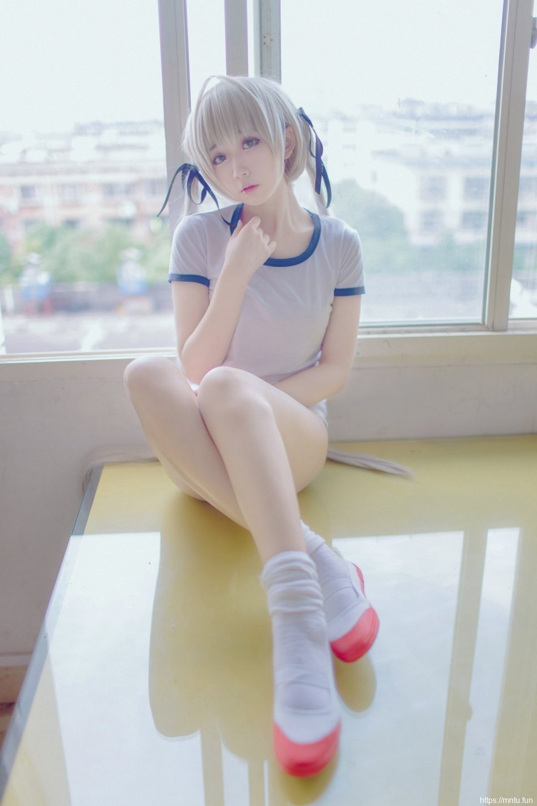 娇小学生妹浅野菌子cosplay春日野穹