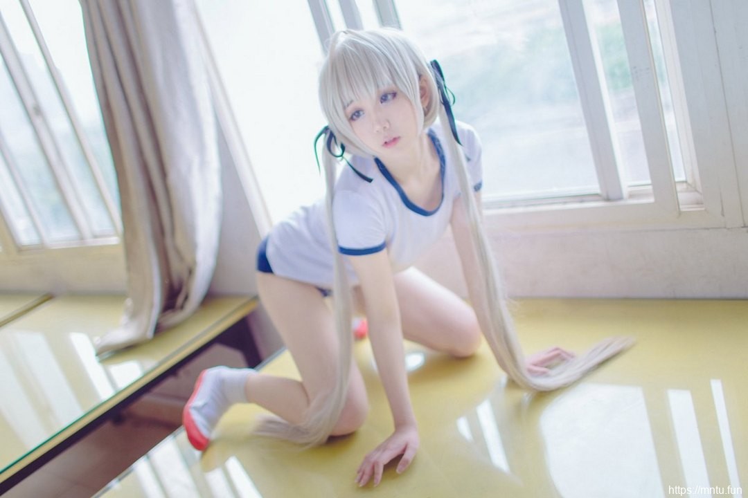 娇小学生妹浅野菌子cosplay春日野穹