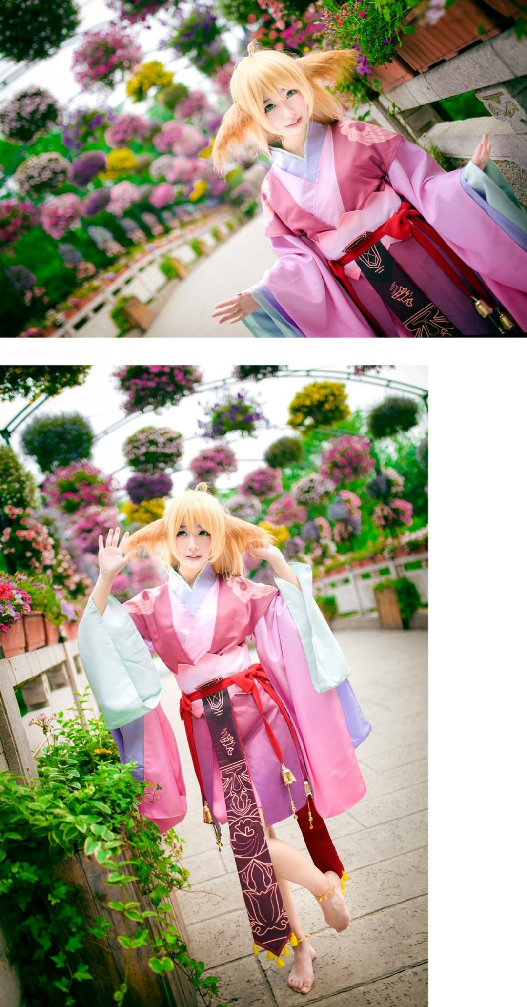 和服美女cosplay小狐妖涂山苏苏白皙诱人