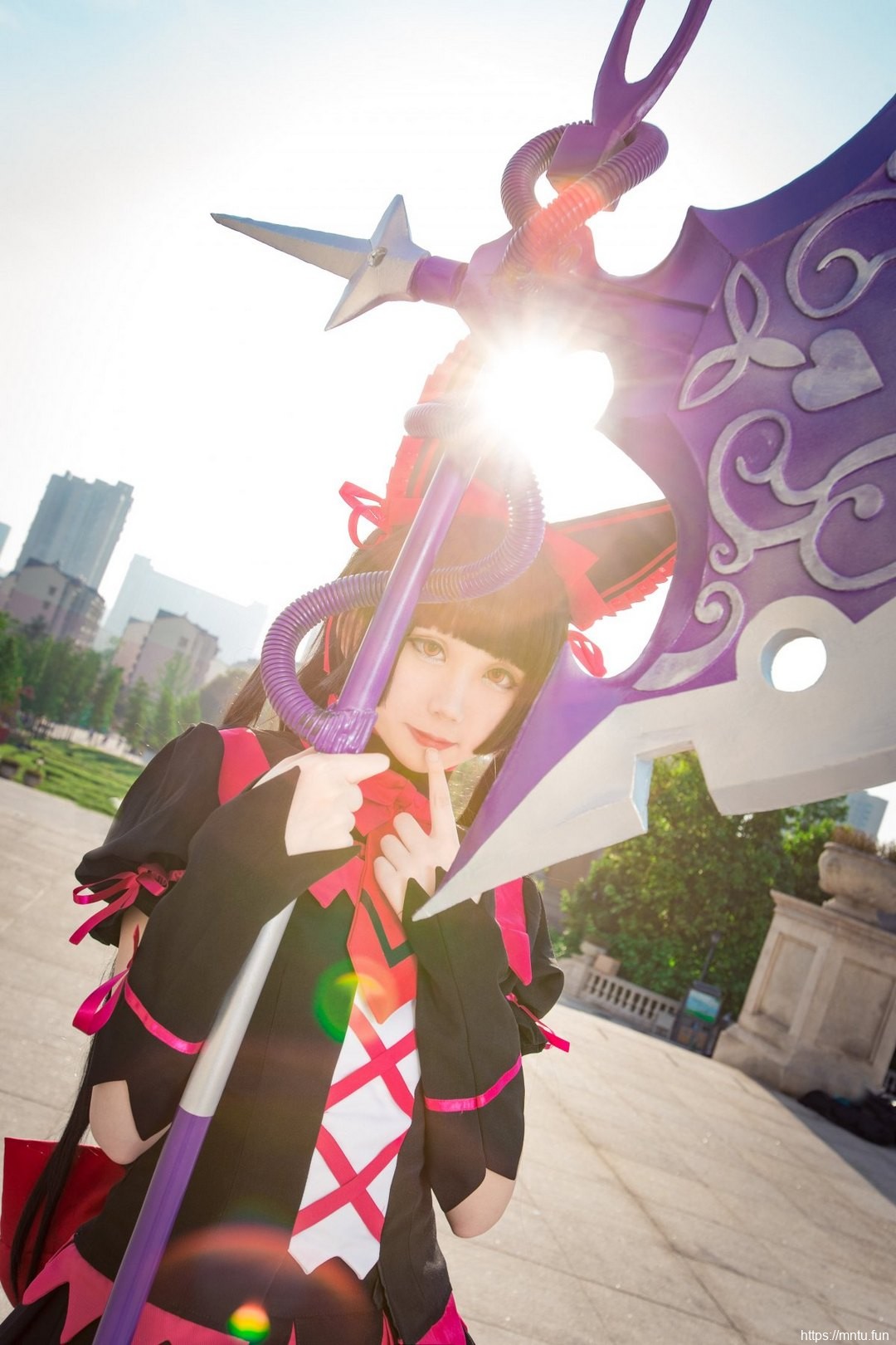 黑丝美女歌德神官服cosplay萝莉·麦丘利