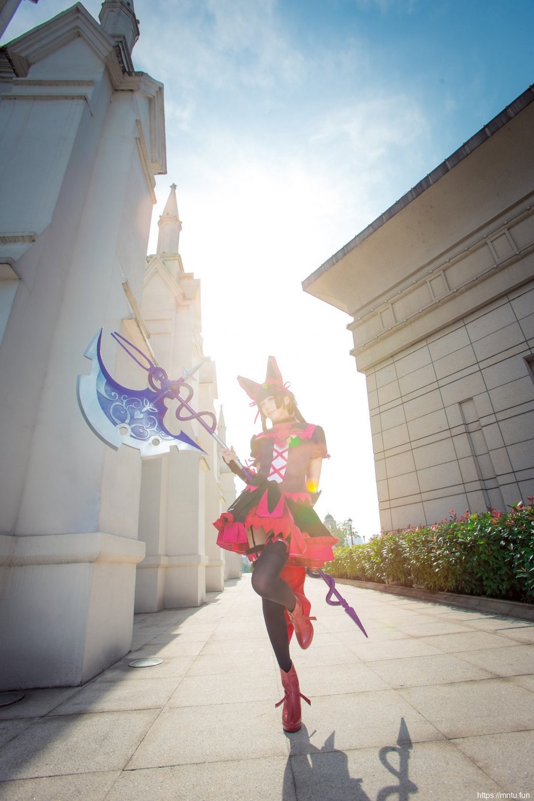 黑丝美女歌德神官服cosplay萝莉·麦丘利