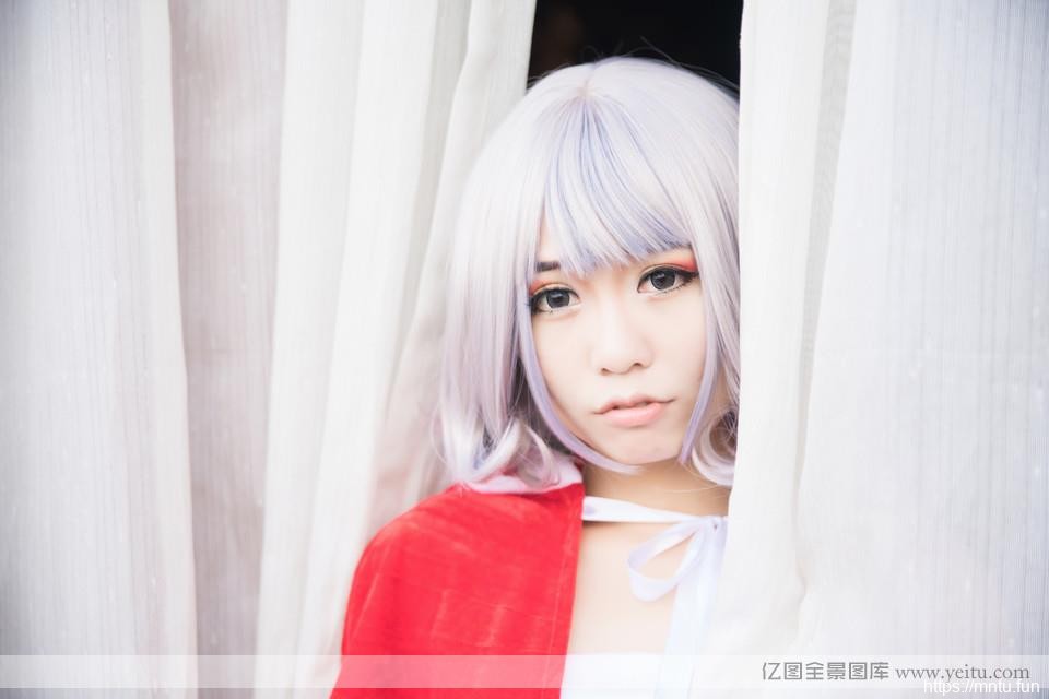 圣诞节清纯可爱美眉cosplay庆贺