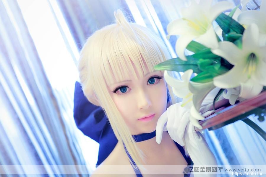 白皙大眼萌妹子萝莉唯美cosplay
