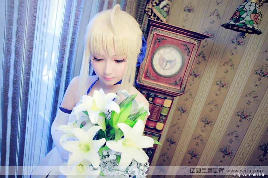 白皙大眼萌妹子萝莉唯美cosplay
