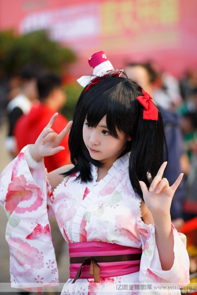 动漫展上的COS模特可爱迷人