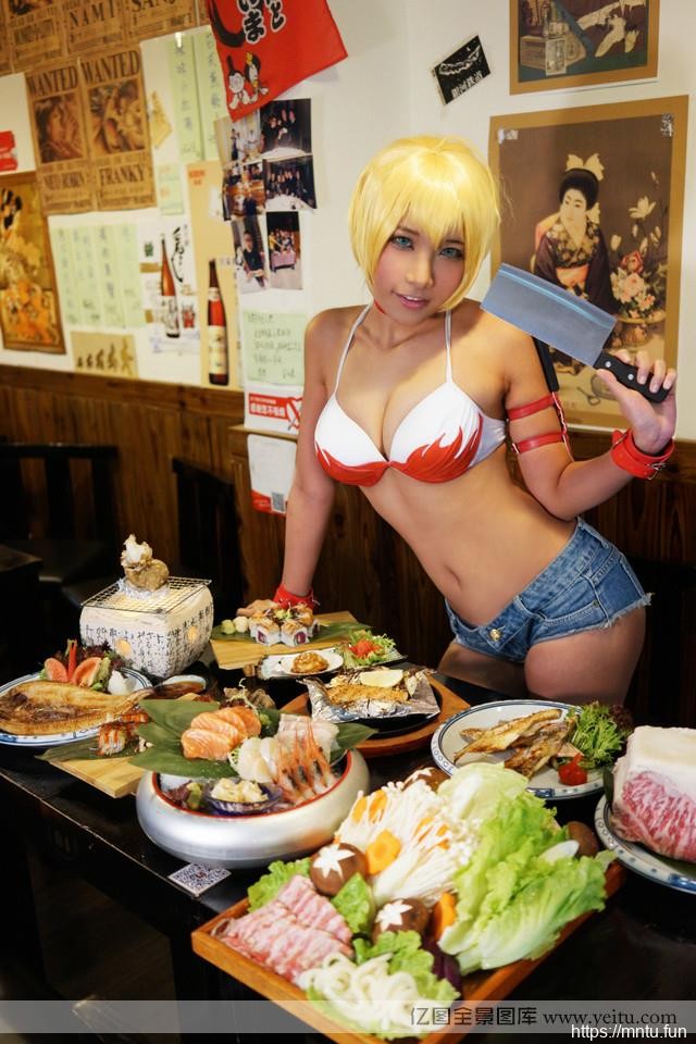 食戟之灵肉魅性感火辣COS