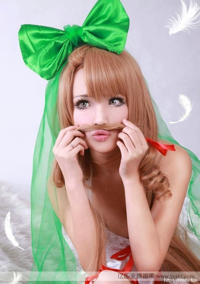 粉嫩清纯美女圣诞节性感cosplay
