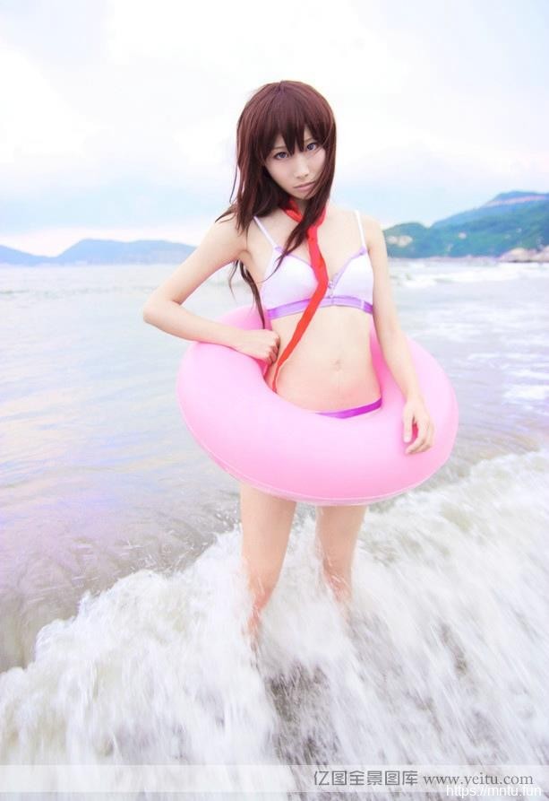 性感美女海滩比基尼泳装cosplay