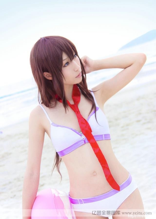性感美女海滩比基尼泳装cosplay